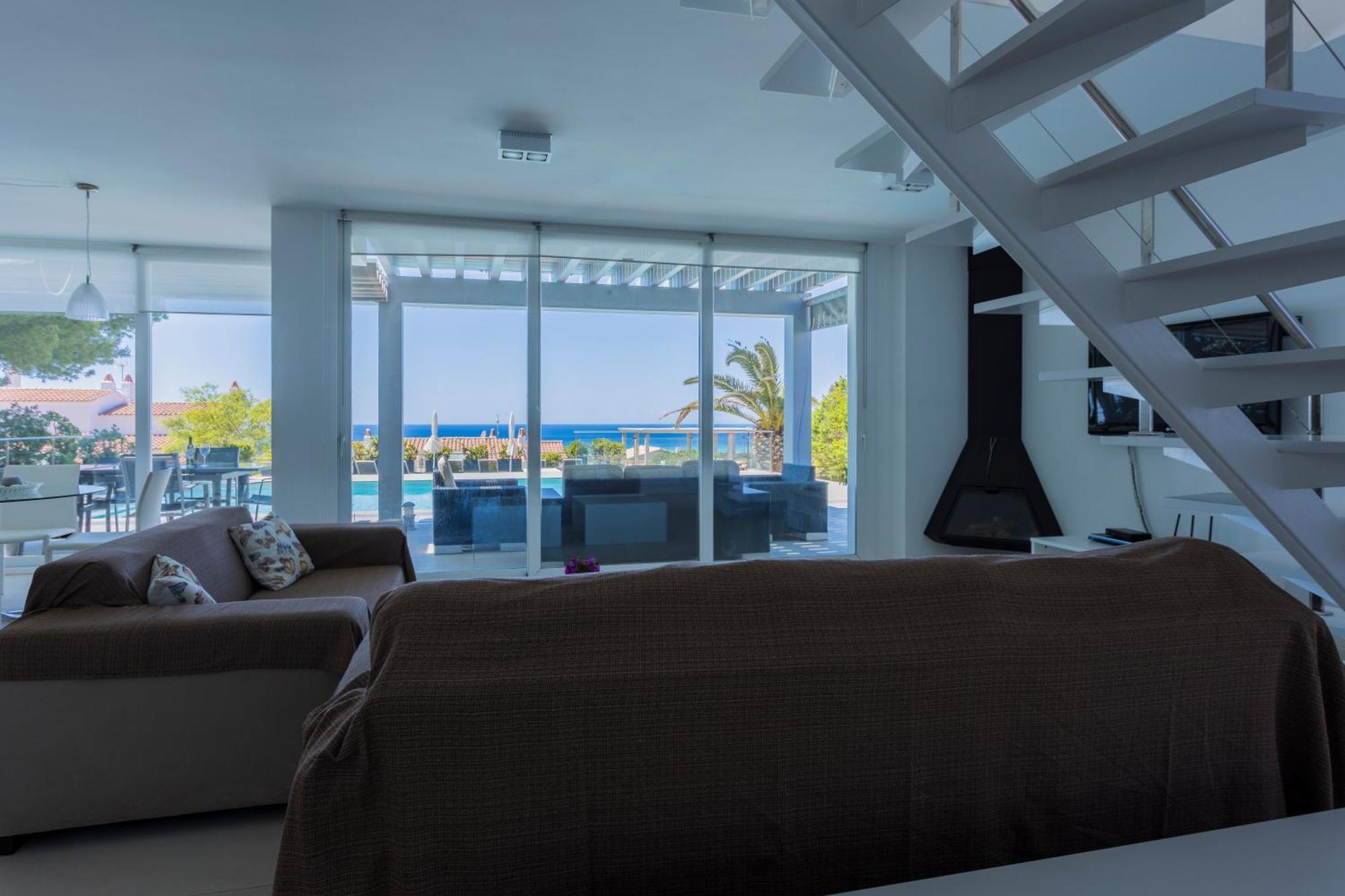 V196 Villa Brisa By Menorcarentals Villas Son Bou Bagian luar foto