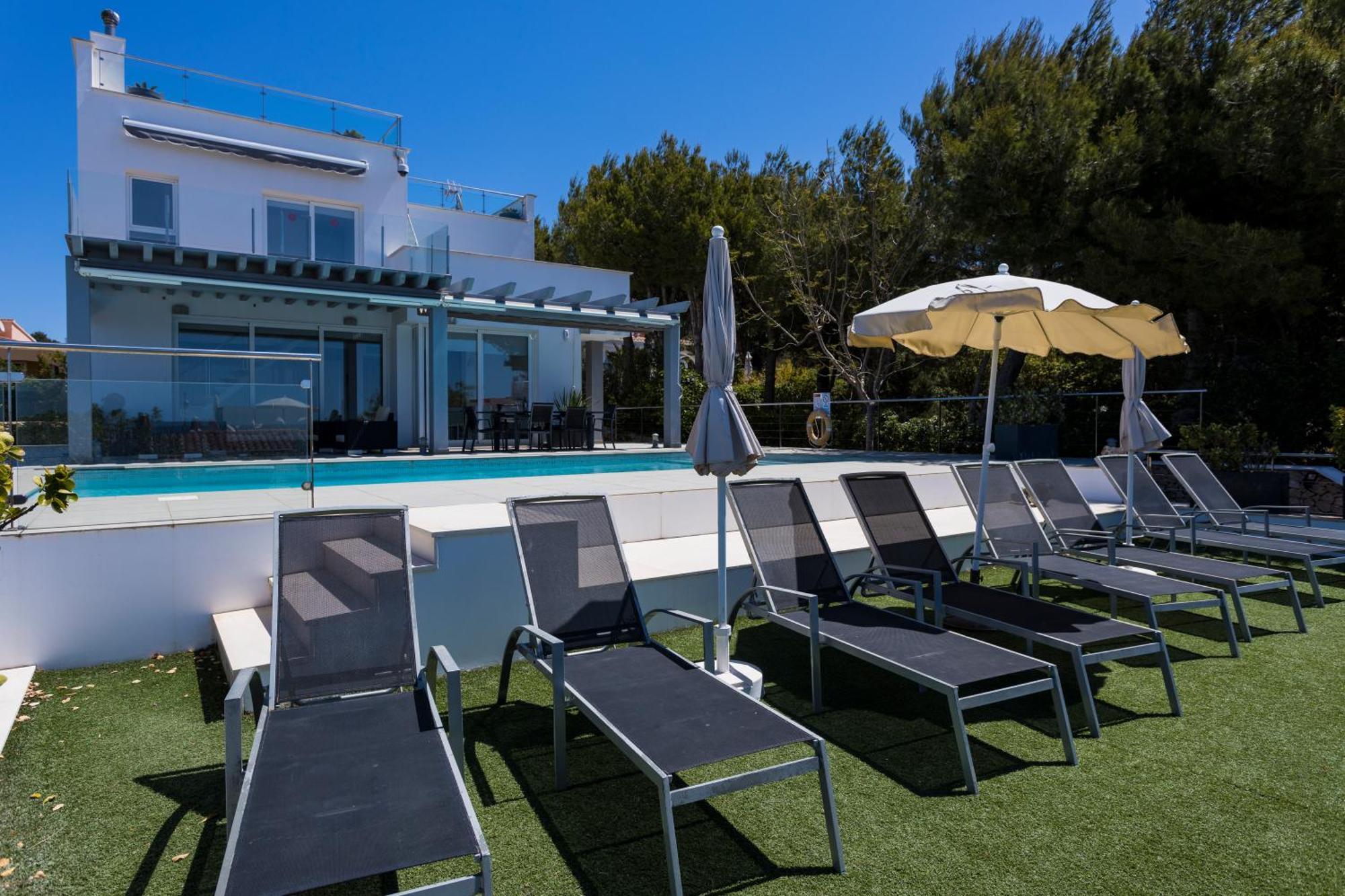 V196 Villa Brisa By Menorcarentals Villas Son Bou Bagian luar foto
